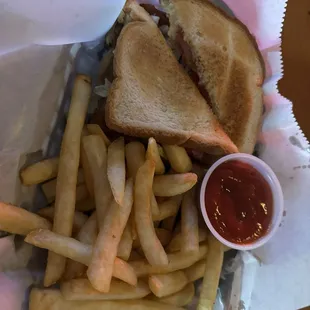 BLT and fries