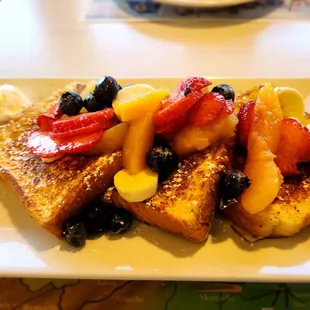 Fruit overload french toast