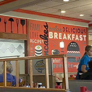 Fun wall in the interior