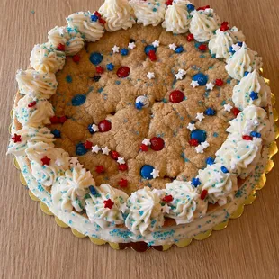 a cookie cake