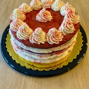 a red velvet cake
