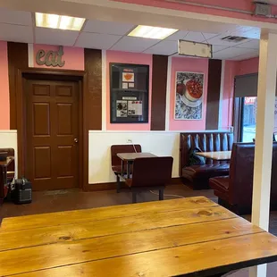 the interior of a restaurant