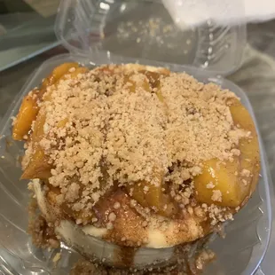 Big Mama / peach cobbler cheesecake - We sized (4")