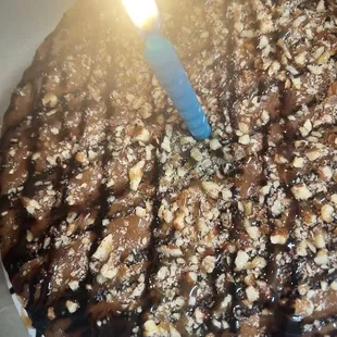 Chocolate Turtle Cheesecake Custom Ordered for My Birthday