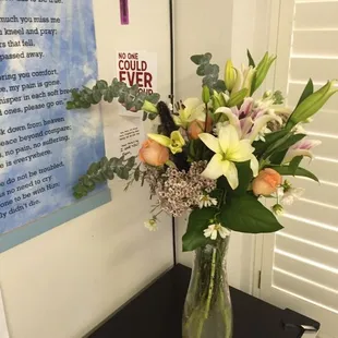 This is what they think is $200 worth of flowers    Never even delivered the flowers and never got my credit