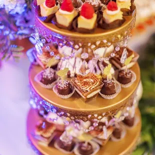 Tiered cake holder is from Debbie's collection