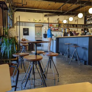 Inside Not Just Coffee - Dilworth