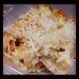 Haupia bread pudding