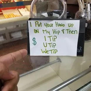 Too sign