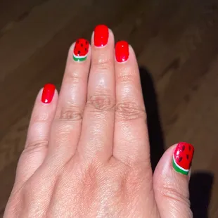 Summer nails by Vicki! Love them!