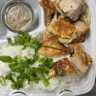 Lechon kawali: Pork Belly boiled in special home made seasoning and deep fried. $13.50/ plate