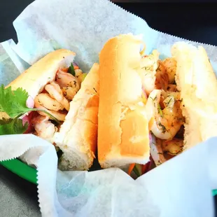 Shrimp sandwich