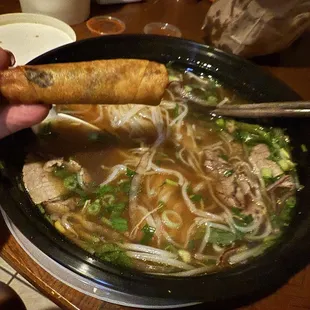 Beef Pho and Shrimp Blanket?
