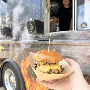 They started doing smash burger if they keep this up thell need a burger truck