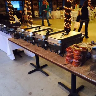 Buffet style catering available