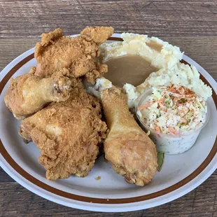 4 piece broasted chicken dinner