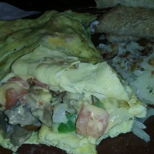 Monster omelet interior