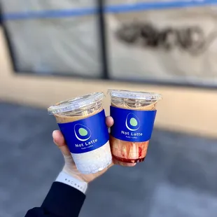 Coconut Latte, Strawberry Latte