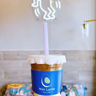 Durian Latte (oat milk)