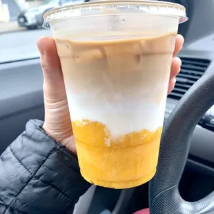 Mango latte (shown without sleeve)
