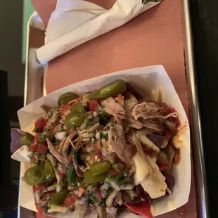 Pulled Pork Nachos- Angry River BBQ