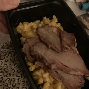 Mac and brisket