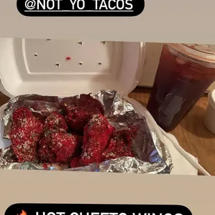 Hot Cheeto wings