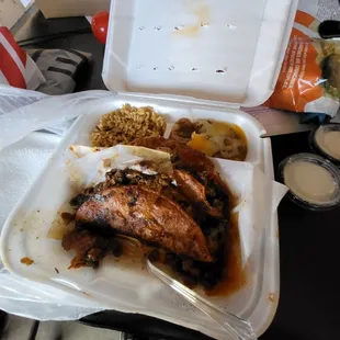 Steak enchiladas taco is not what I expected.