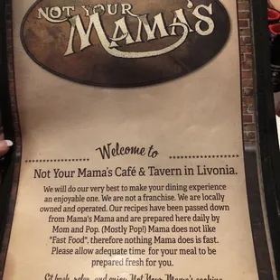 The story of the Resturant