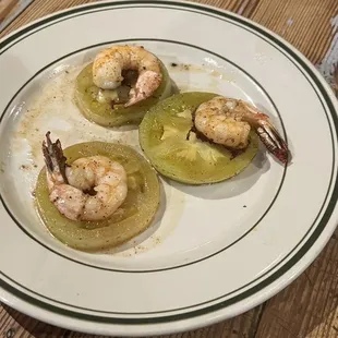 Non-dipped fried green tomatoes