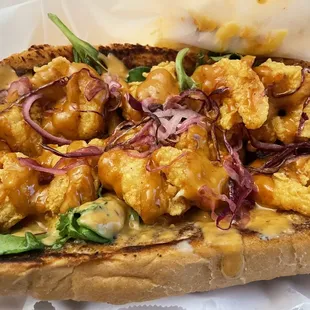 The incredible Shrimp Po Boy