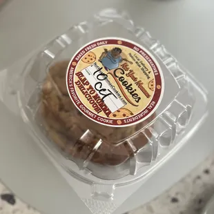 Toffee chocolate chip cookies, 3 for $10.70