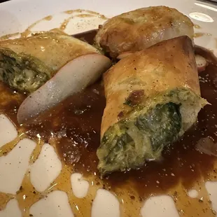 Smoked Chicken and Pheasant Streudle