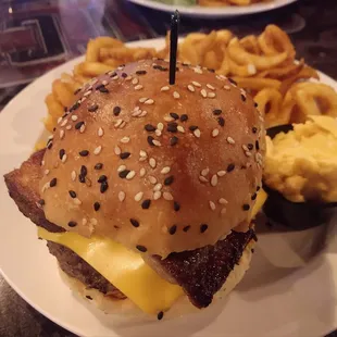 The One with the BBQ w/beer cheese sauce on the side.