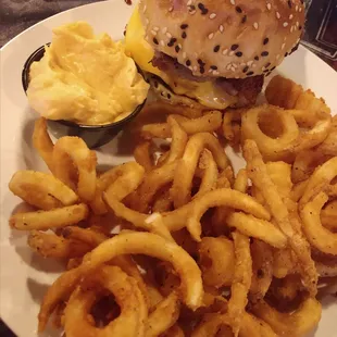 One with the BBQ w/curly fries