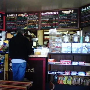 Menu at Notes From Underground