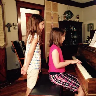 Twins are excellent pianists and singers.