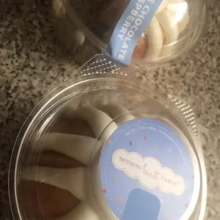 Confetti and white chocolate raspberry