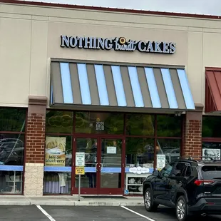 Front entrance to the bakery store