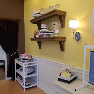 a view of a baby&apos;s room