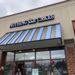 the front of the store