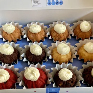 a box of bundt cakes