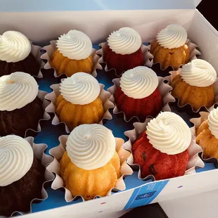 a box of bundt cakes