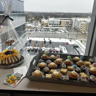 Ordered the gluten free cake and Bundt-Tinis