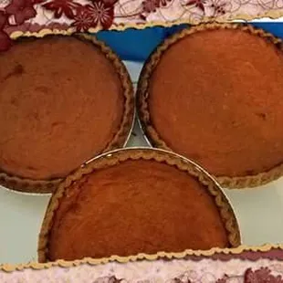 three pies