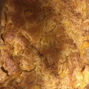 Peach cobbler