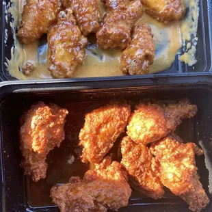 bbq wings, chicken wings and fried chicken, chicken, food, fried chicken, chicken wings, bbq chicken, poultry, fried chicken wings