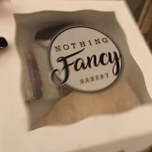 a pastry in a box