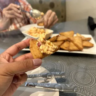 Pimento cheese dip appetizer