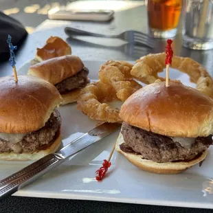 Sliders- very dry, overcooked. First time we had them they were fantastic. Must have been an off nite.